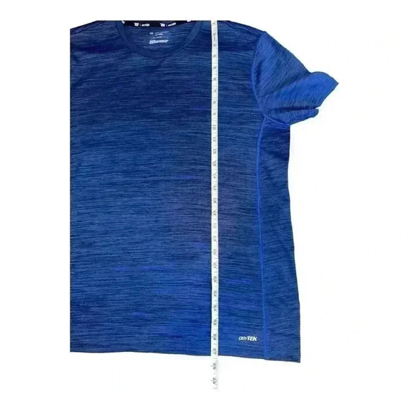 Tek Gear Mens Blue Dry Tek Tee, Medium - Picture 5 of 5